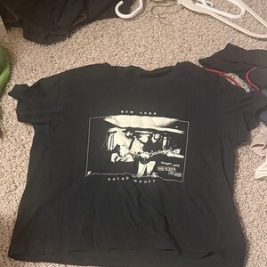 Brandy Melville Black Graphic Tee